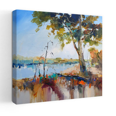 On The Murray, paysage contemporain abstrait, art naturel