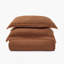 Courtepointe en lin Kyler, ocre, grand-129752086