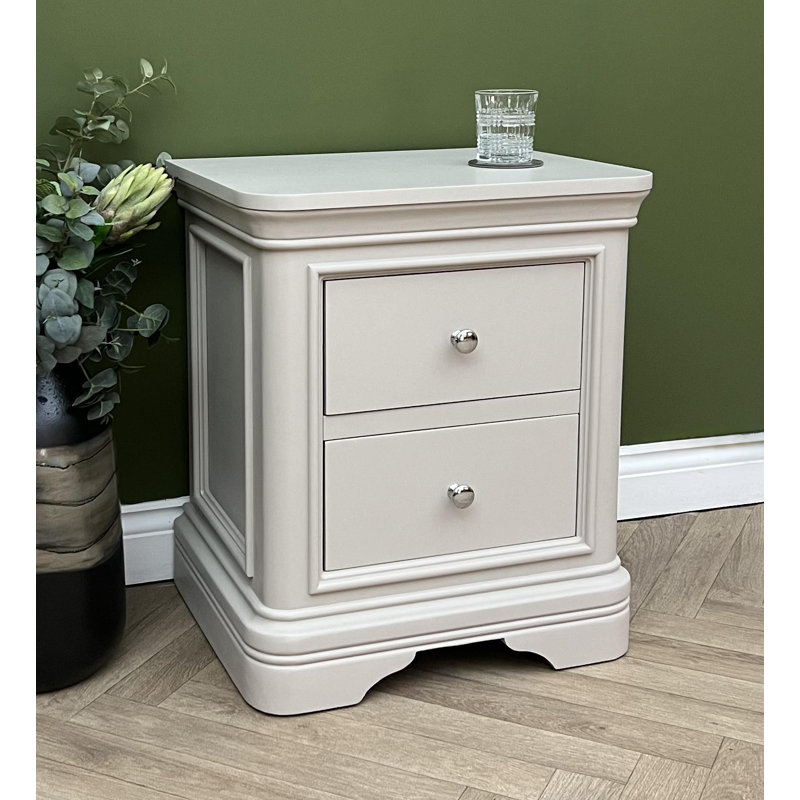 Rixensart 55cm W Manufactured Wood Bedside Table