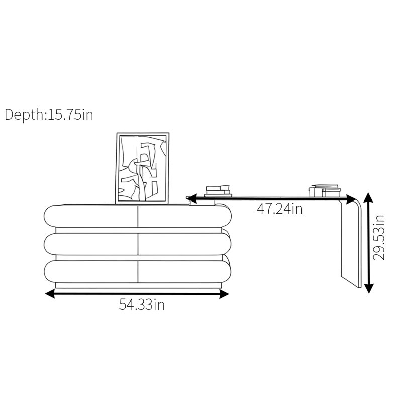 Commode rétractable Minimalist