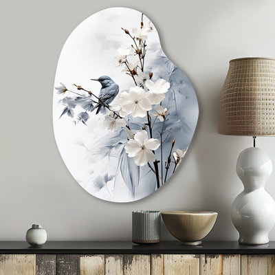 Geise - Asian Art Pear Shape Irregular Metal Wall Decor