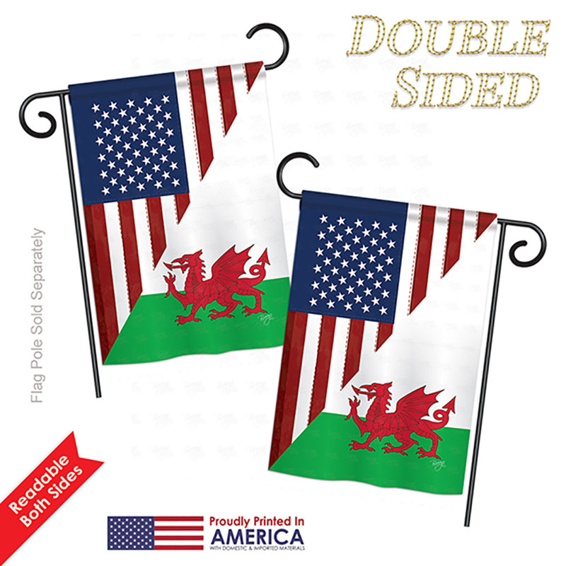 Double Sided 18'' H x 13'' W Polyester Garden Flag
