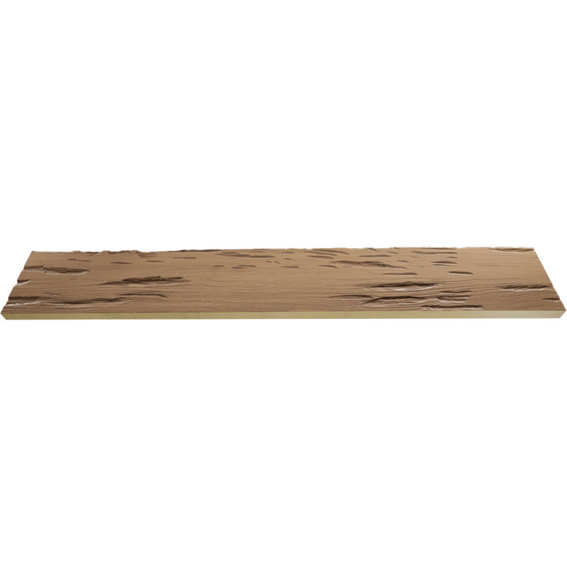 Planche en faux bois Pecky Cypress Endurathane, H 12 po x l 120 po x P 1 po, Caramel
