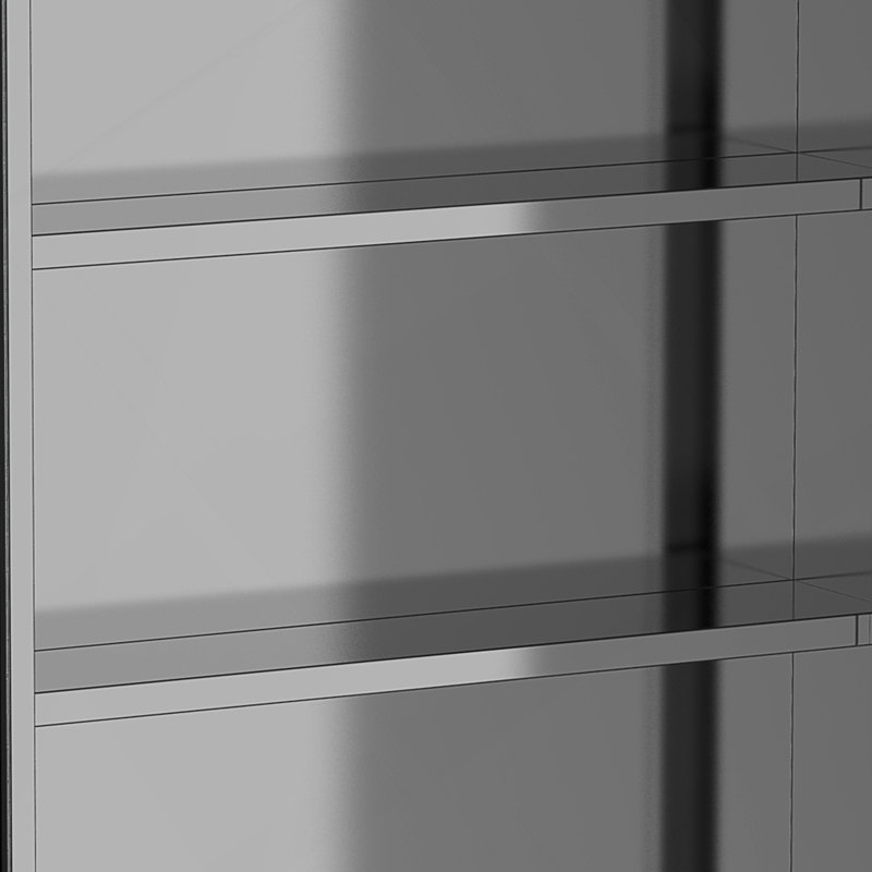 Armoire de salle de bain à miroir, armoire à pharmacie 24 po x 26 po en acier inoxydable, rangement mural avec portes doubles