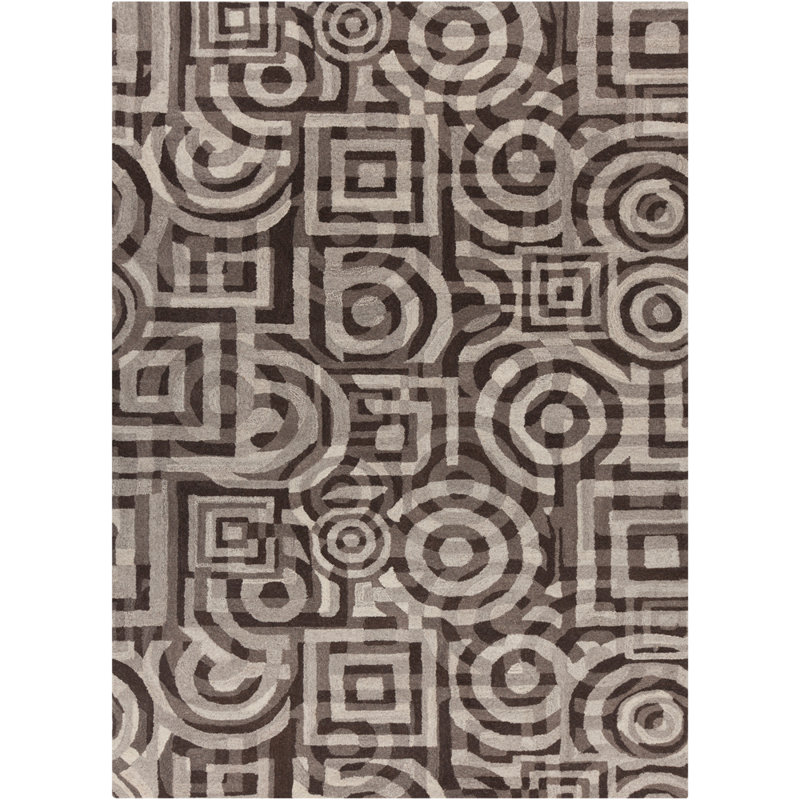 Tapis géométrique Coady, 7 pi x 10 po