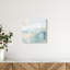 Turquoise Echoes I Canvas Abstract Print by Oliver Gal, Black Frame, 12 x 12-2103608999-2103609022