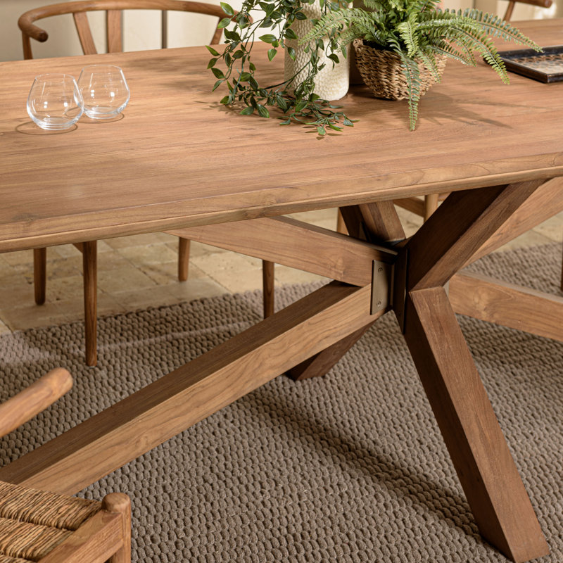 Blomford Teak Solid Wood Dining Table