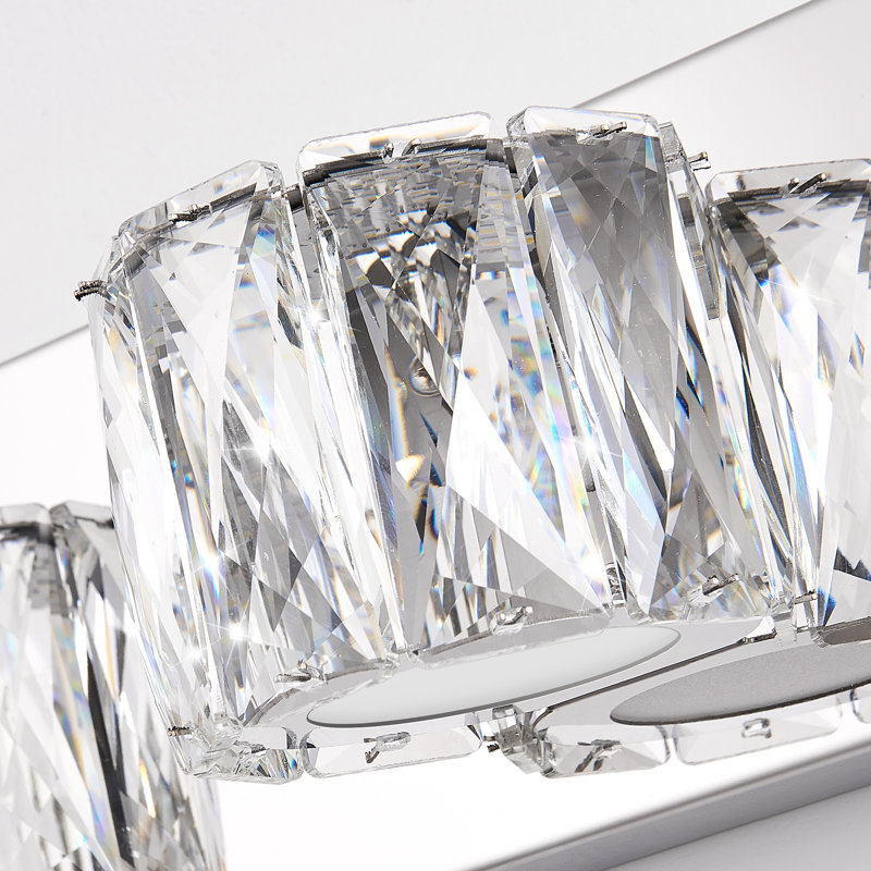 Luminaire de meuble-lavabo élégant en chrome