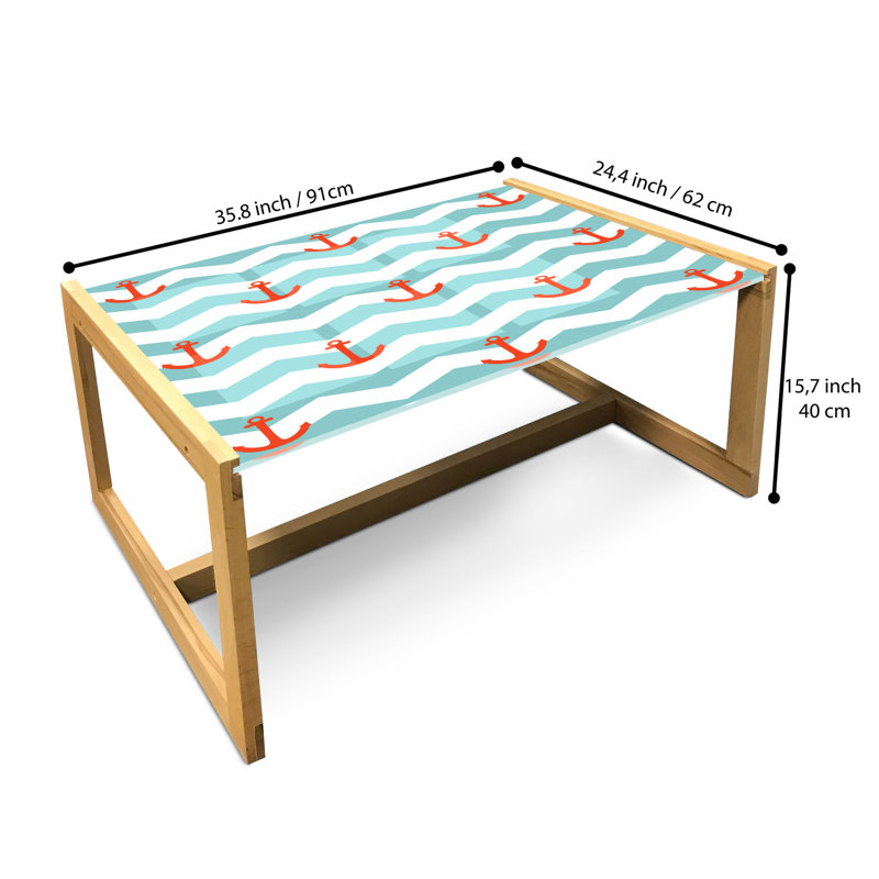 Jamarya Sled Coffee Table, 90cm H x 62cm W x 40cm D