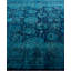 Overdyed Hand-Knotted Wool Modern-Contemporary Green Area Rug 8' 2" x 10' 5"