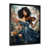 Black Single Picture Framed