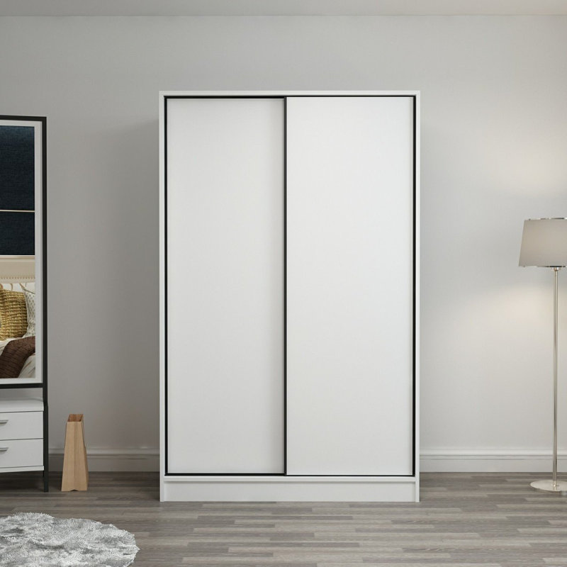 Garde-robe, Blanc, H 82,7 po x l 47,2 po x P 23,6 po