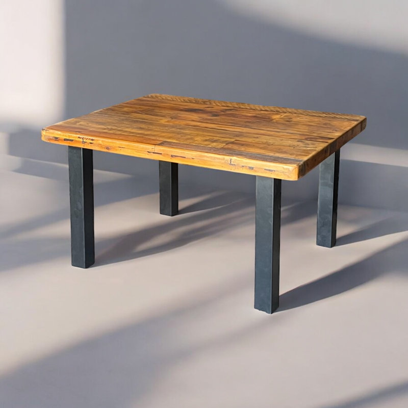 Table basse Rustic Reclaimed Roots, H 16,5 po x L 30 po x l 30 po