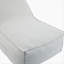 Fauteuil à billes d'extérieur, gris clair