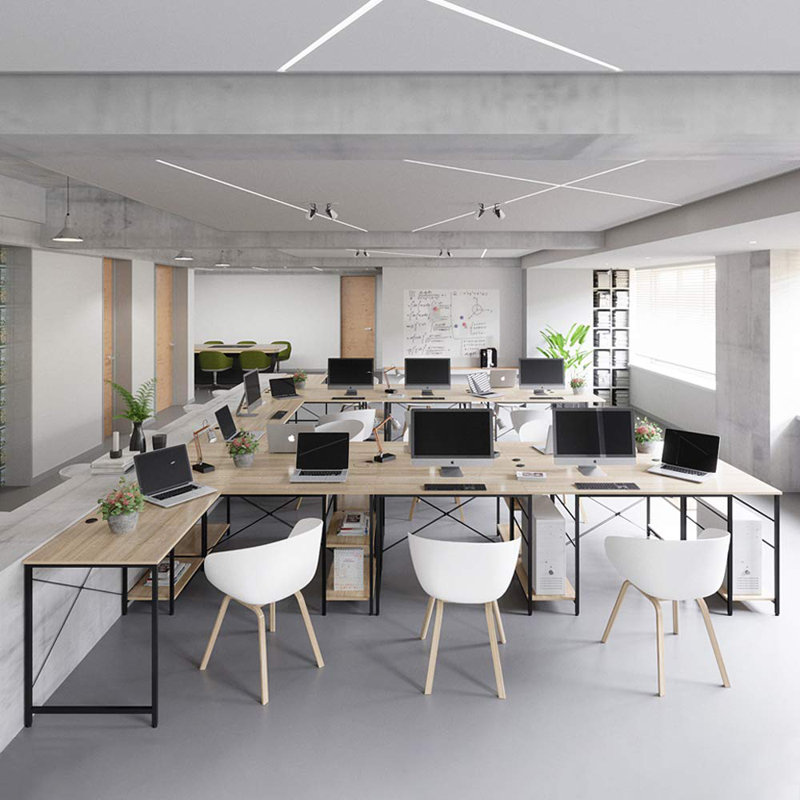 Bureau de jeu en L Tyrique réversible