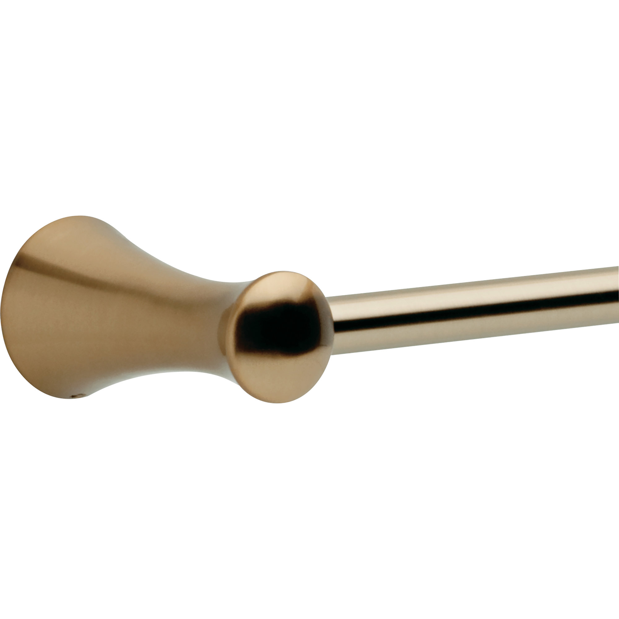 Lahara 24 in. Wall Mount Towel Bar Bath Hardware Accessory, Brilliance Champagne Bronze, 24"