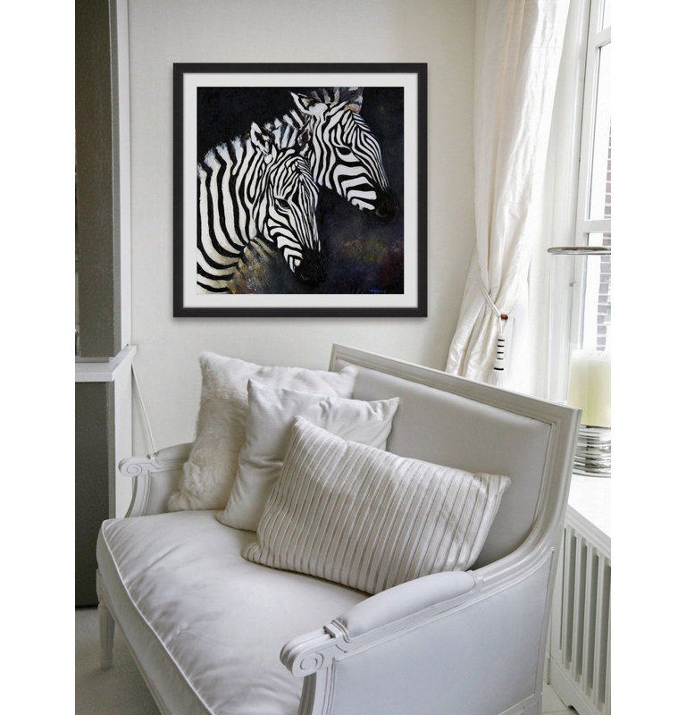 Bergerac - Single Picture Frame Painting, 51cm H x 51cm W x 3.81cm D