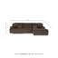 Canapé modulaire 3 pièces Matherly-111134865-111134861