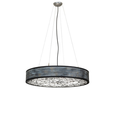 Luminaire suspendu en spirale 30 po Cilindro