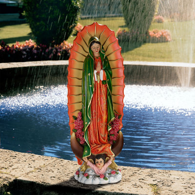 Statue religieux virgin of guadalupe