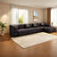 Canapé modulaire en cuir synthétique modulaire 134,4