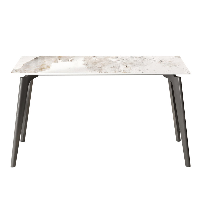 Table de salle à manger Modern, H 29,41 po x l 55,5 po x P 31,32 po, White