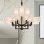Lustre 12 lumières à abat-jour Aickel-22375426
