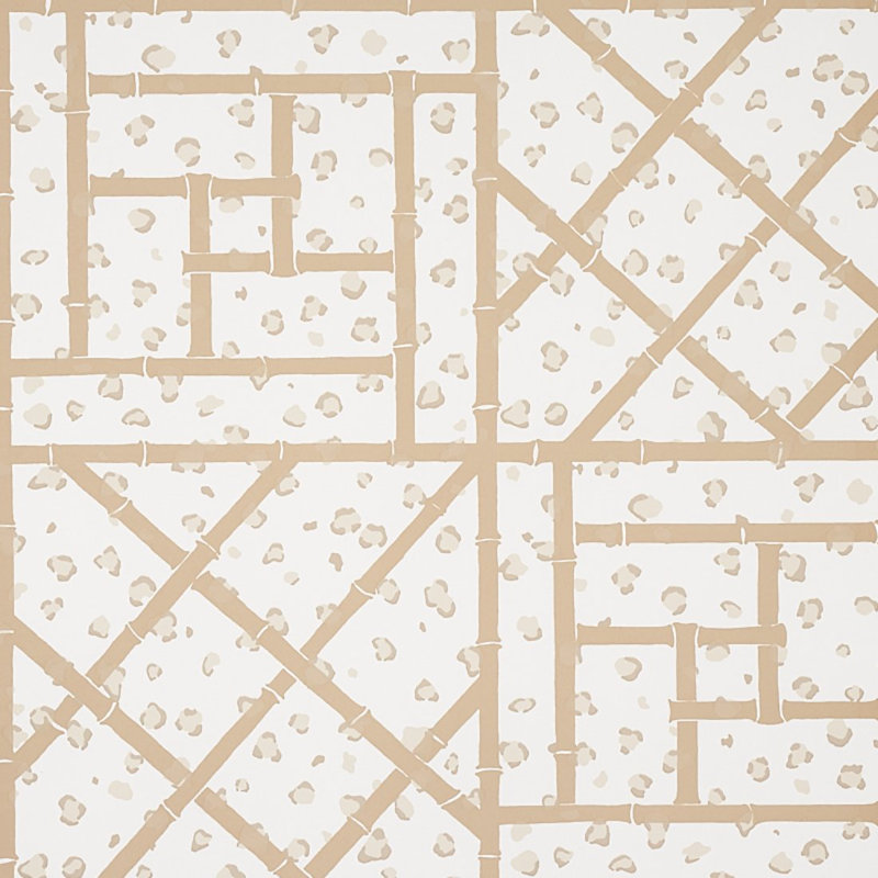 Papier peint Schumacher x Cristina Buckley, Sable