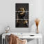 People, femme africaine, mains dorées sur toile, ensemble de 3 pièces-93024040