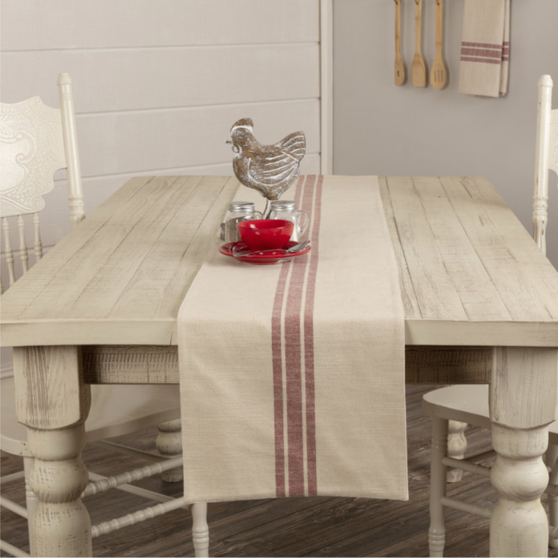 Market Place Red Runner 72Lx13W, Red, Runner 72" L x 13" W