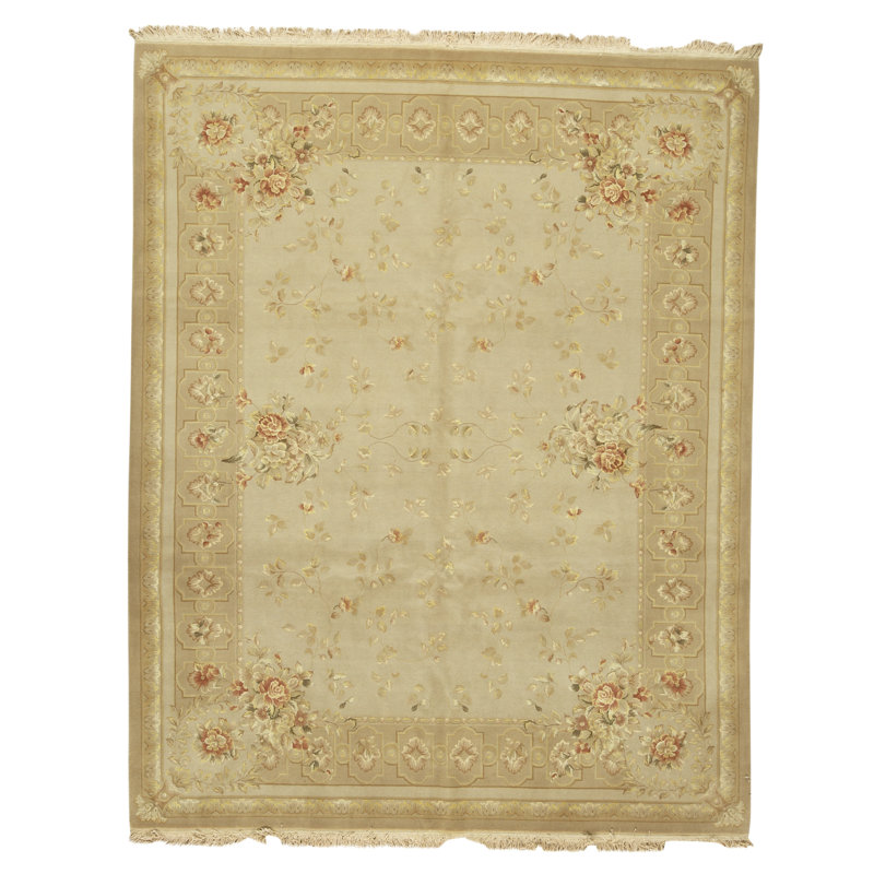 Tapis rectangulaire noué à la main