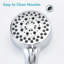 Pomme de douche à main avec tuyau et pommes de douche à haute pression-118534830