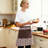 Waterproof Oil Proof Durable Kitchen Apron With Pockets, Stain Resistant Stylish Unisex Apron, 27.6x19.7in Coffee-1187285998