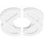 Médaillon de plafond contemporain en PVC de qualité architecturale 28 po x H 18 5/8 po x 1 po x P 9 3/4 po x P 1 po-137878011-137934470-137934478