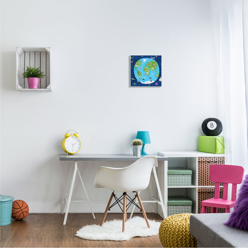 Étoiles de la Terre et de l'espace, Plaque murale, H 12 po x l 12 po x P 0,5 po