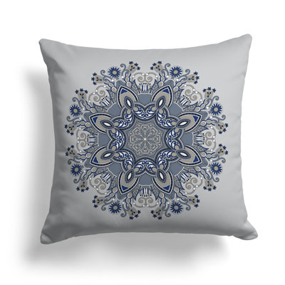 Celestial Circles Indoor/Outdoor Square Throw Pillow