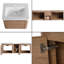 Ensemble de meuble-lavabo double 60 po avec plateau en céramique Narnby-1312010393-1332473101