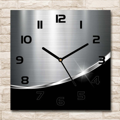 Glass Wall Clock