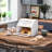 Breadbox For Kitchen Countertop Bin Bread Box Storage Airtight Container Extra Large Capacity Farmhouse Bread Box Double Layer With Diamond Pattern Windows Bread Holder Bamboo White-1243474742