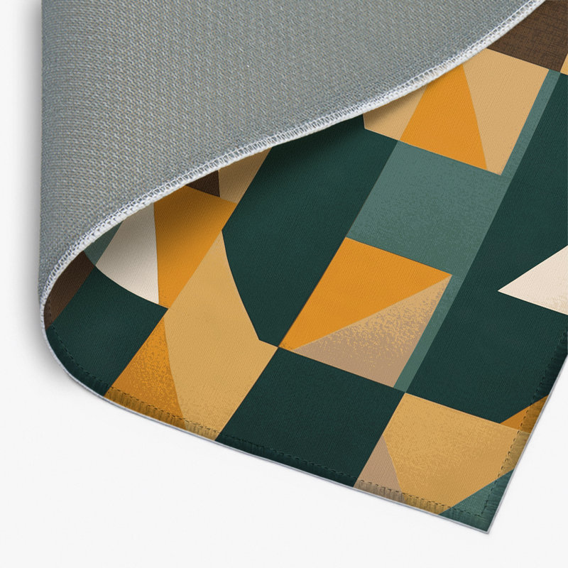 Chunky Lands Indoor And Outdoor Area Rug, Rectangle 5' x 7'