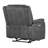 Channel-Tufted Power Recliner with Wall-Hugger Technology – Plush Armrests-125944201