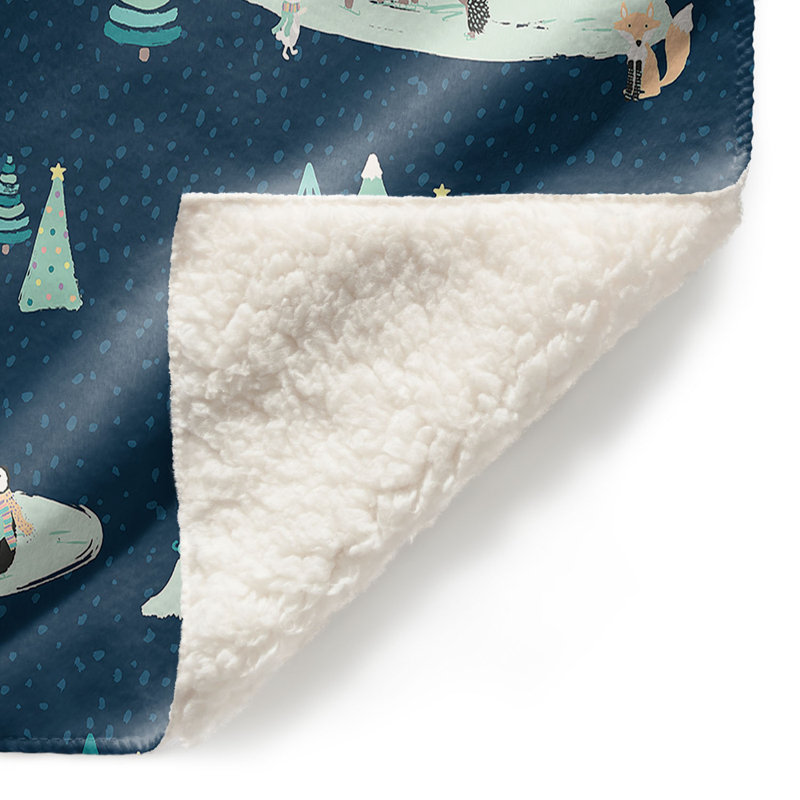  Couverture Wildlife Night, 51 po x 60 po