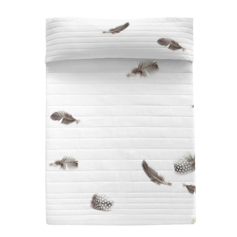 Crooke Cotton No Pattern Bedspread, W180 x L260cm