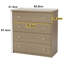 Ingrassia 4-Drawer Chest of Drawers, Storage, Tall Bedroom Furniture-1061913822