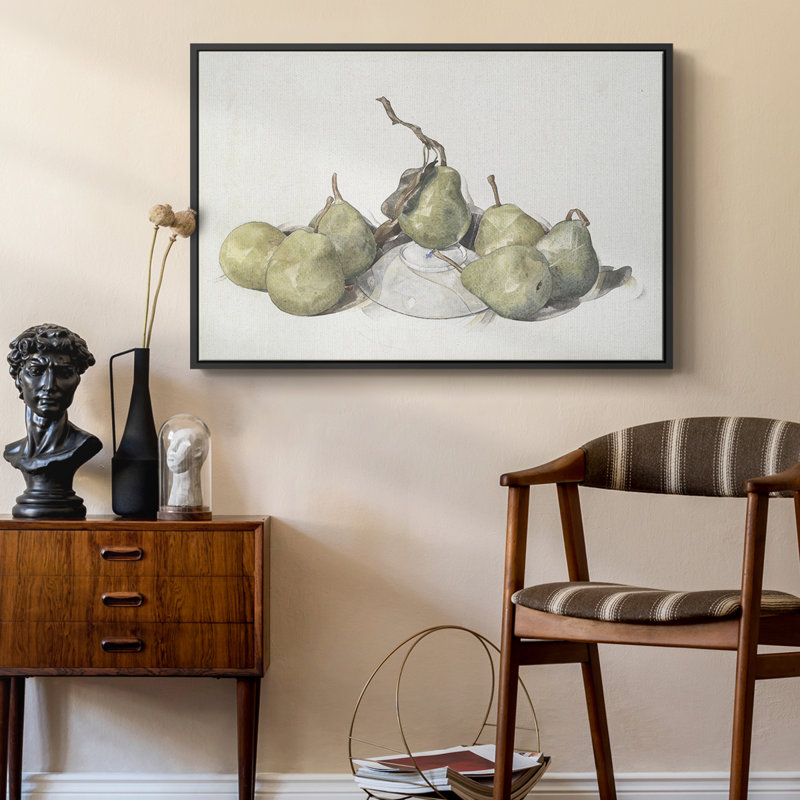 «Vintage Botanical Print-III» sur toile, Noir, H 27 po x l 41 po