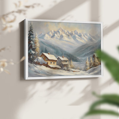 Paysages rétro-CXI - reproduction encadrée