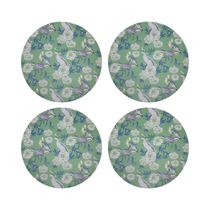 Peony Inspira Pebbles 16" Vinyl Placemat, Tropical