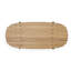 Terra Outdoor Oval Teak Coffee Table-1470371767