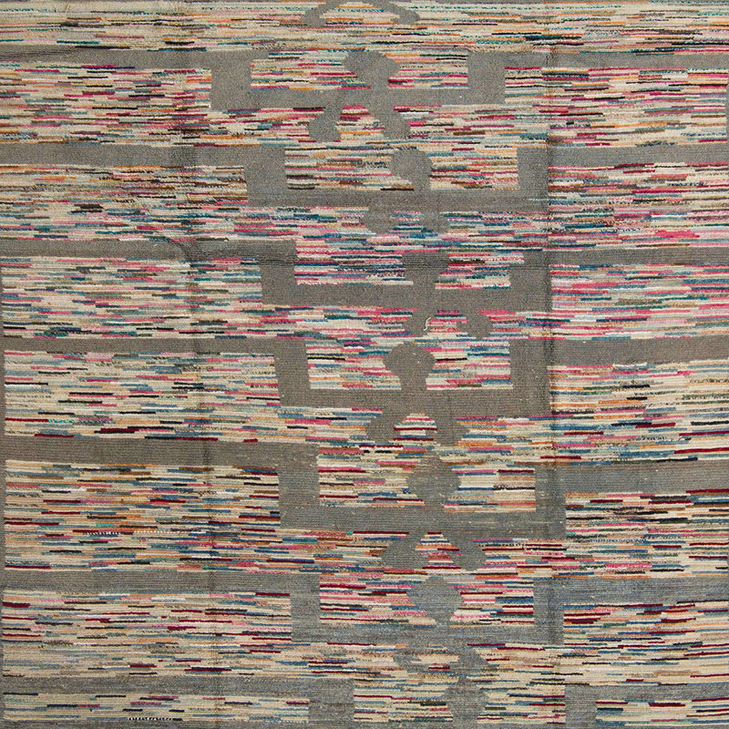 Abstract Indoor Rug, Square 8'