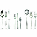 Sole 39 - Piece Stainless Steel Flatware Set - Service for 6